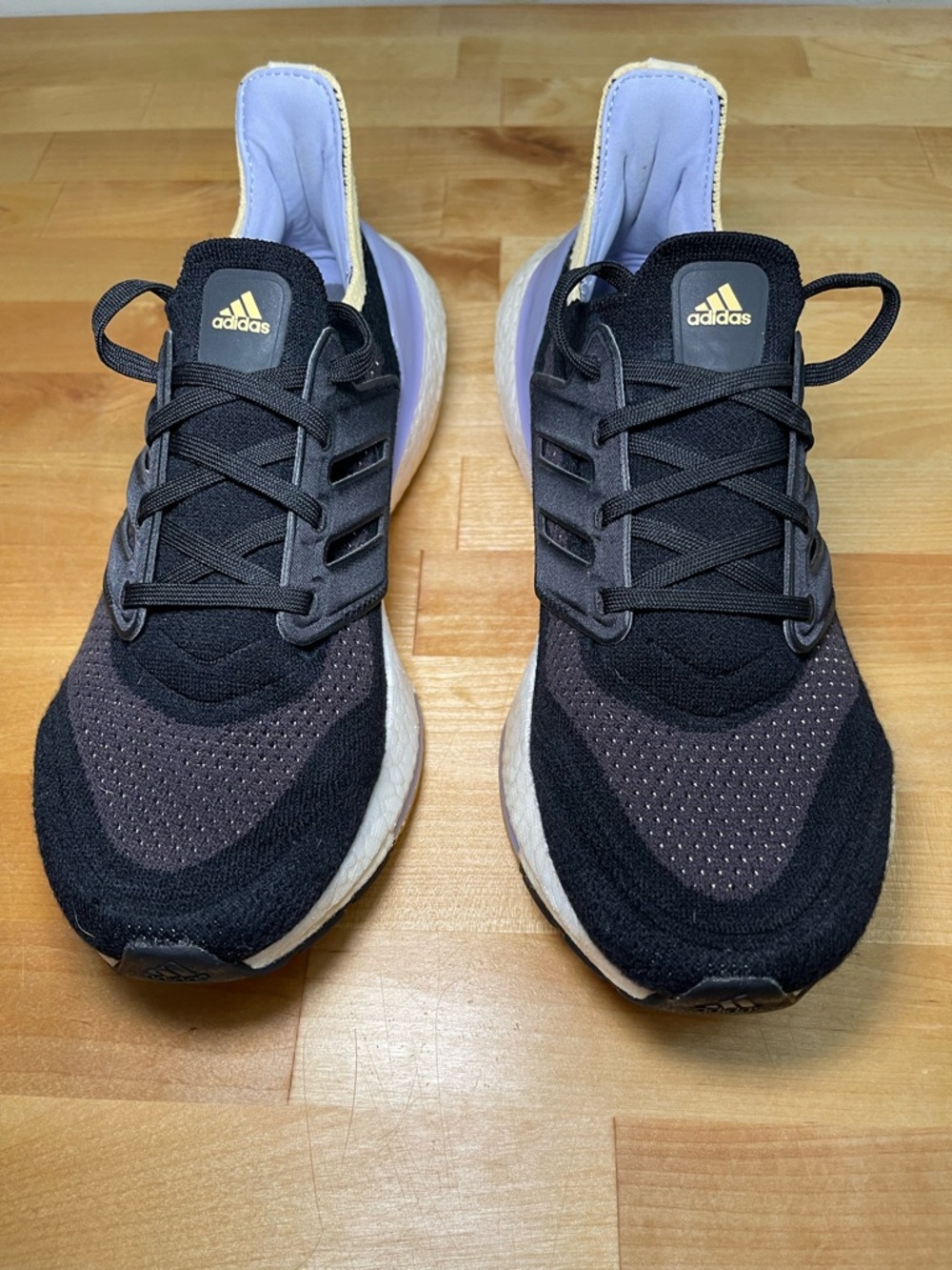 Adidas Women’s Ultraboost 21 Black Violet Athletic Shoes